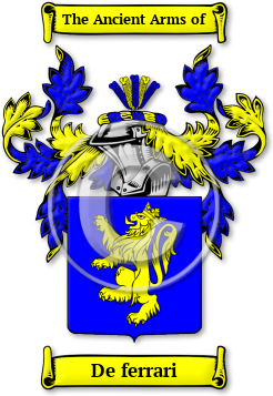 De ferrari Family Crest Download (JPG) Legacy Series - 600 DPI